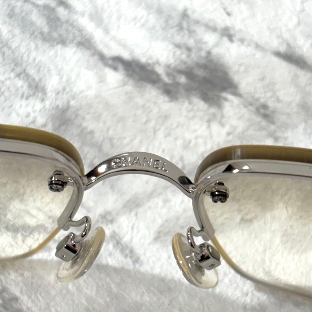 シャネル ココマーク ラインストーン サングラス グラデーション 4092-B