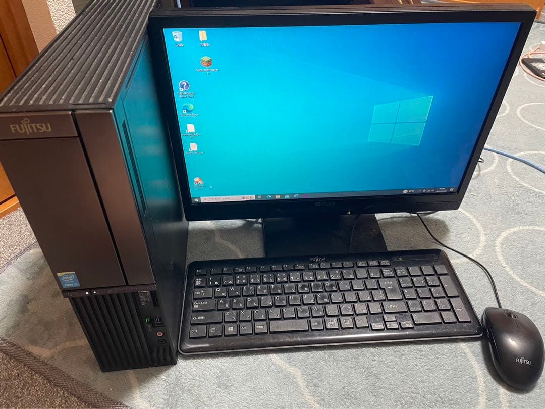 【サクサク快適】モニター・キーボードマウス付PC、ネット用、動画用、ゲームも