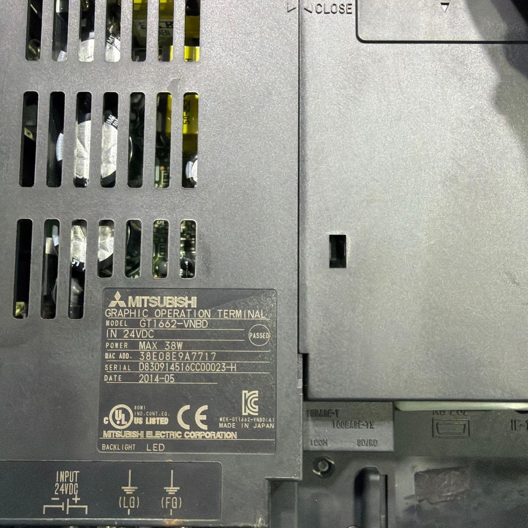 中古 MITSUBISHI タッチパネル GT1662-VNBD