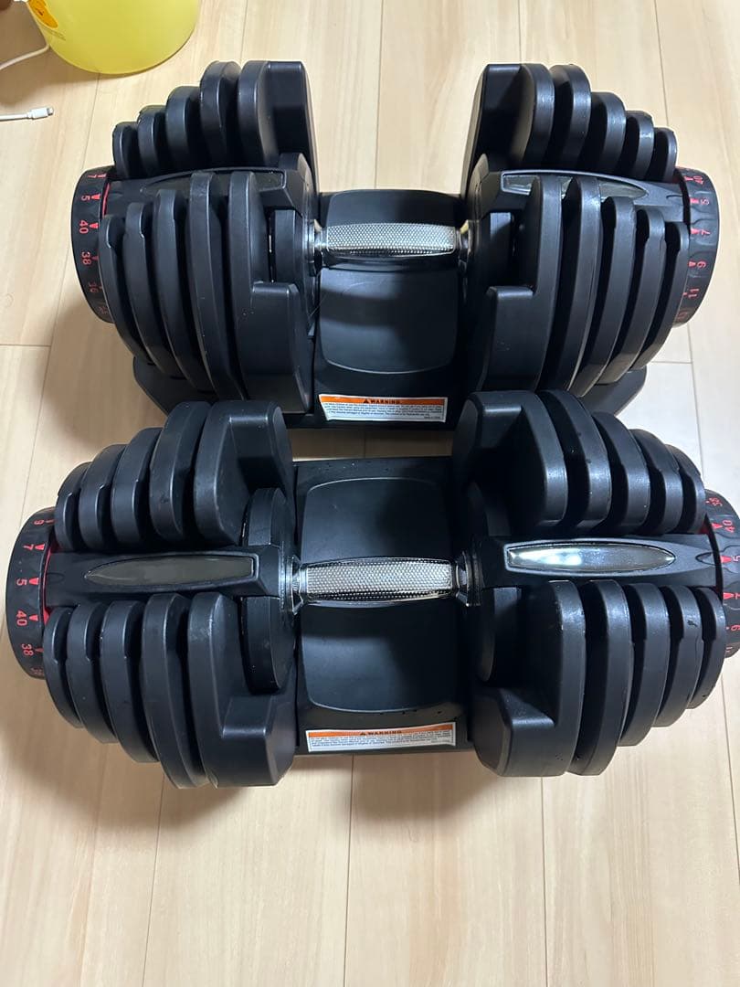 ②写真下側ダンベル 可変式 40kg 2個セット 多機能