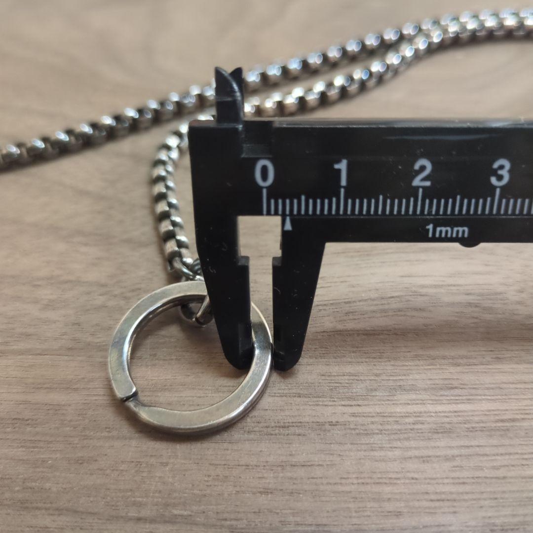 シルバーネックレス トグル式