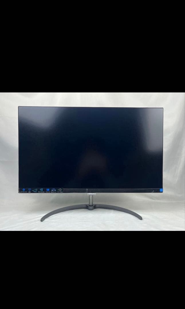 美品2K解像度Philips 276E8F 27型モニター内蔵スピーカー