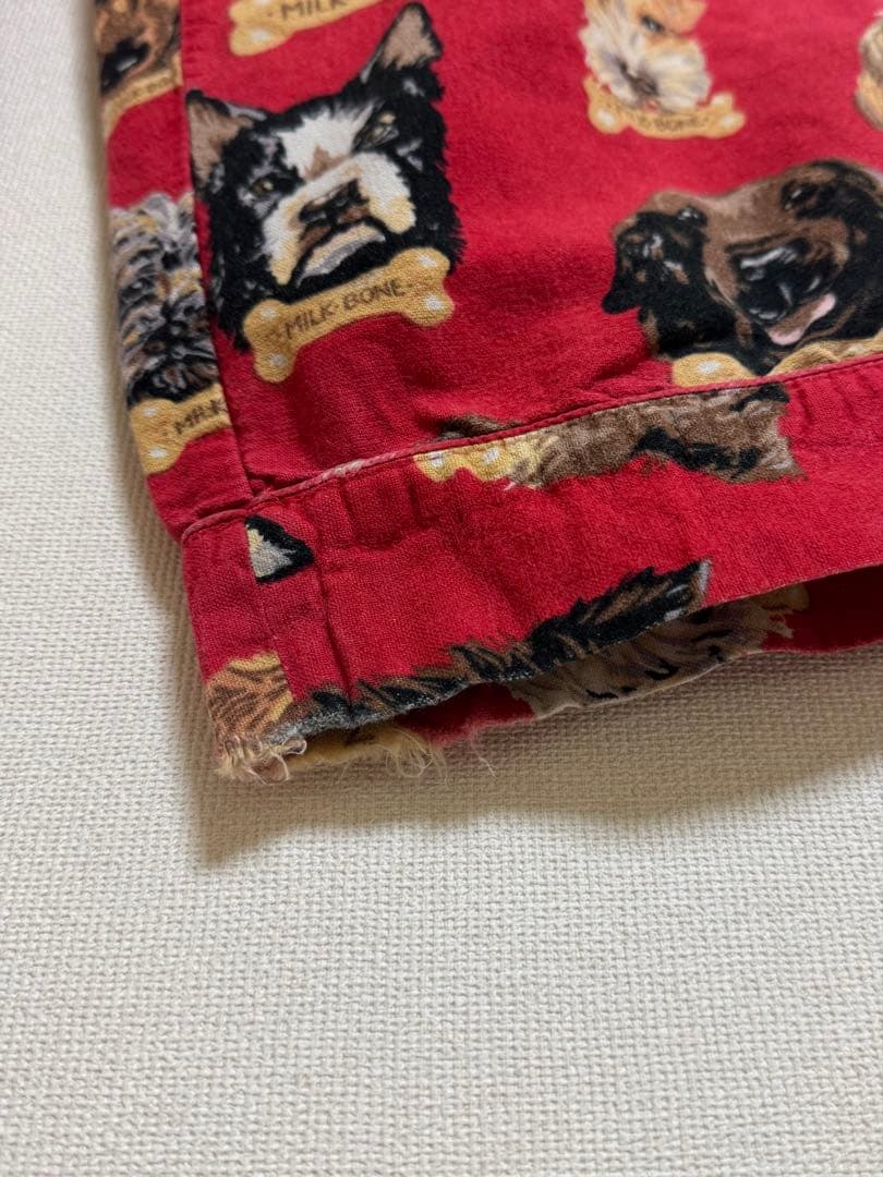 古着 used Nick&Nora 犬柄 00s パジャマセットアップ