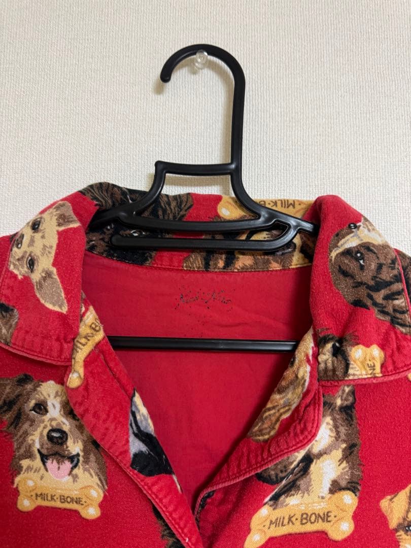 古着 used Nick&Nora 犬柄 00s パジャマセットアップ