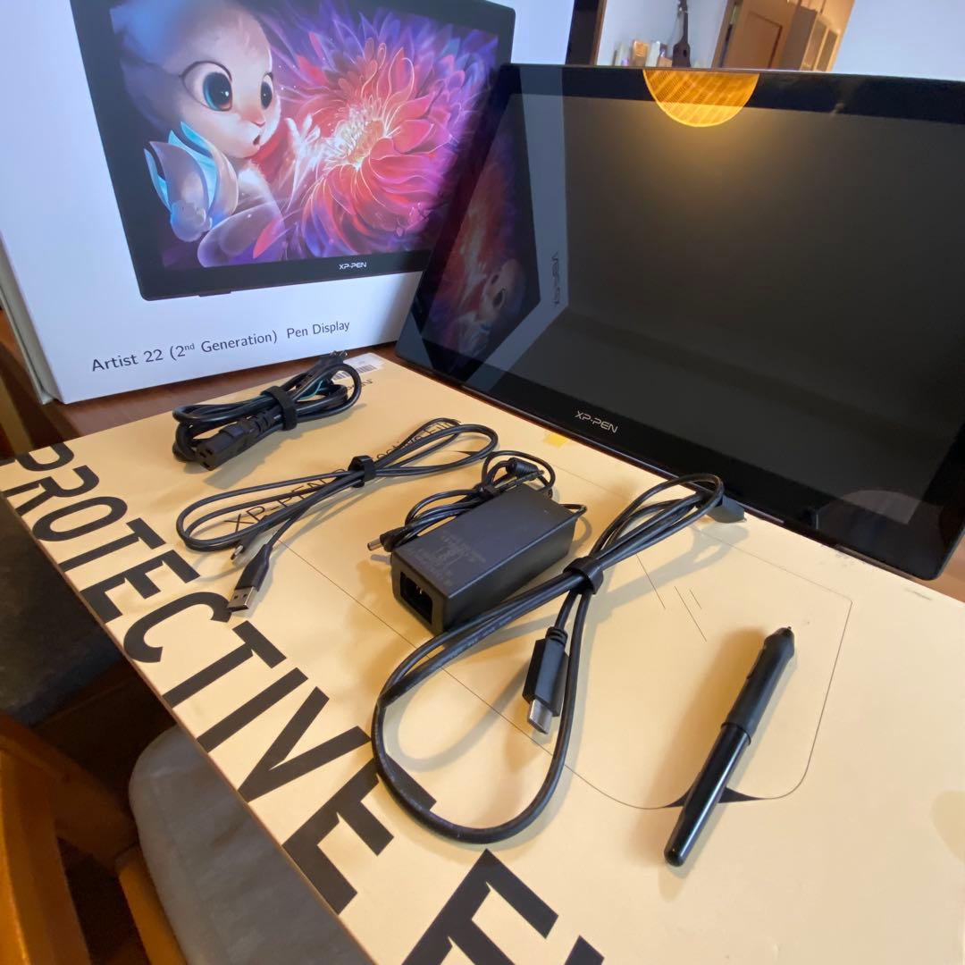XPPen Artist 22セカンド　未使用保護フィルム付き