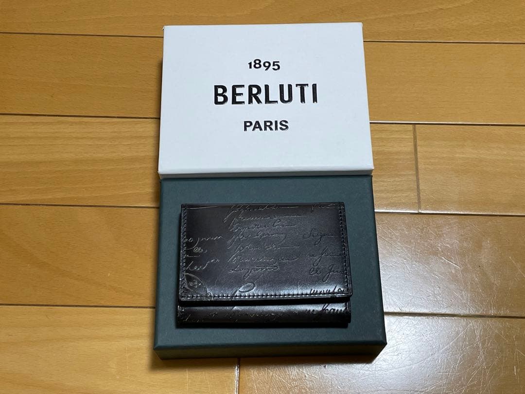 【新品・未使用・美品】ベルルッティ インブイア カリグラフィ カードホル
