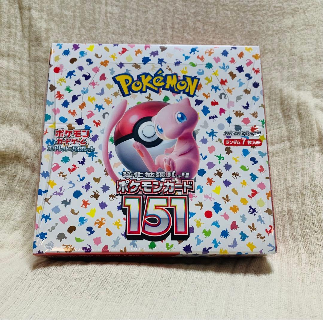 新品 未開封品 ポケモンカード151 1BOX 強化拡張パック シュリンク付