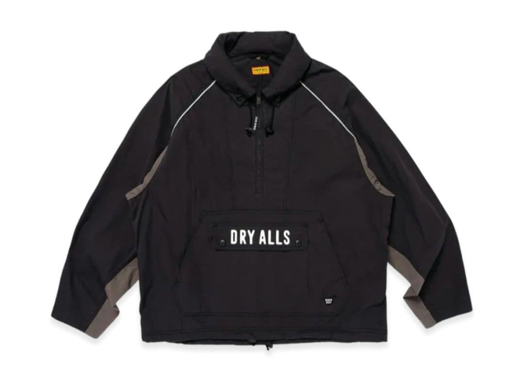 ジャケット・アウター HUMAN MADE Half-Zip NYLON Anora Black