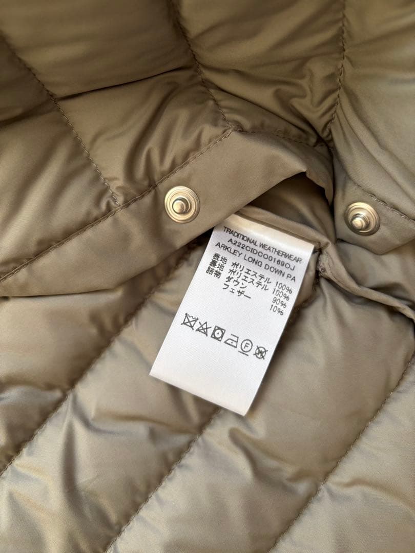 Traditional Weatherwear ダウンジャケット 36サイズ
