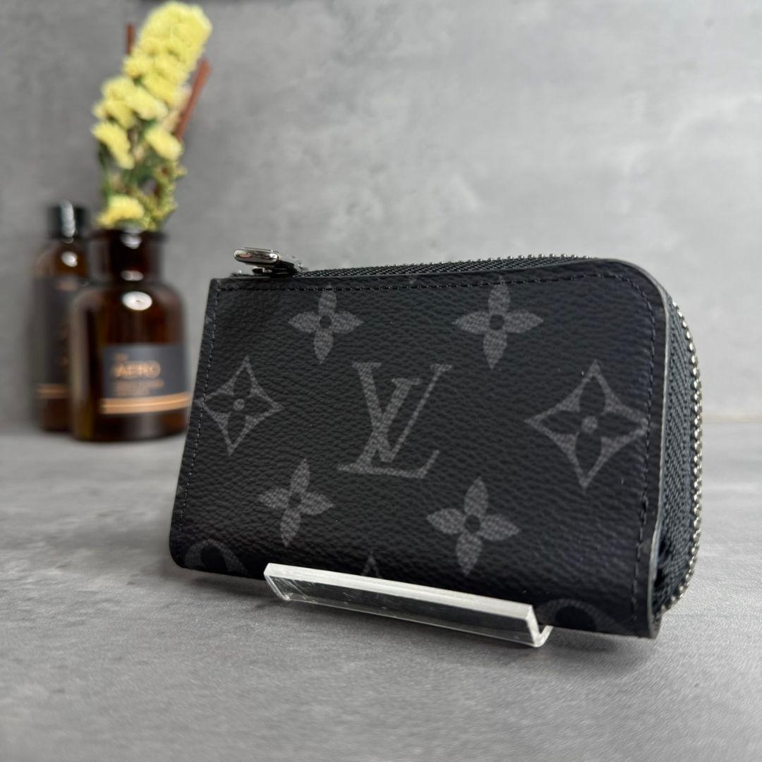 【極美品】ルイヴィトン ポルトモネ ジュール モノグラム エクリプス 黒