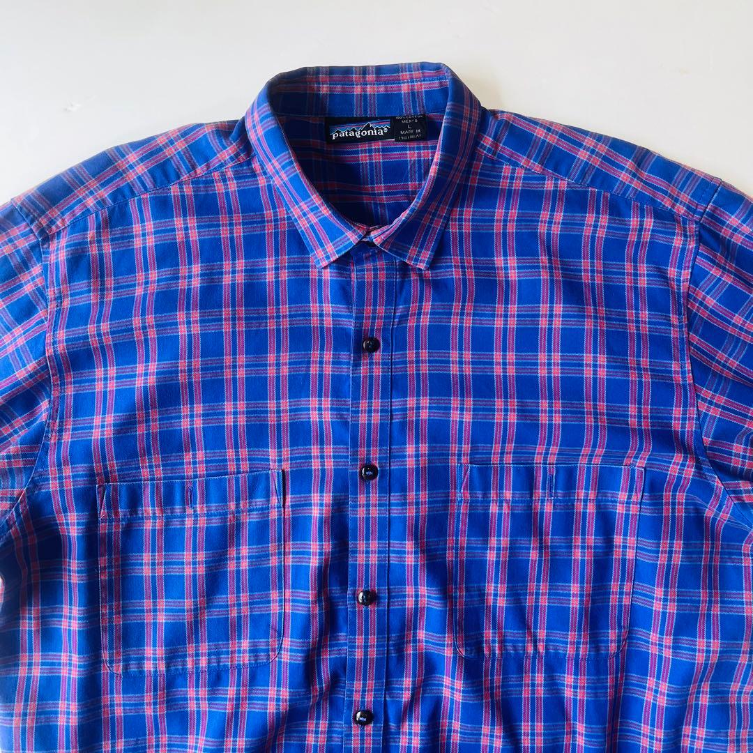 Patagonia 80s フランネルチェックシャツ ポルトガル製 L