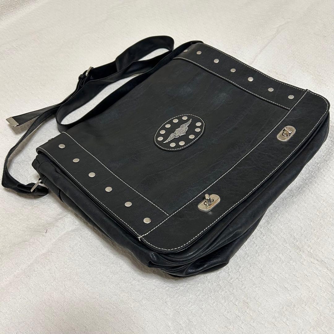 ハーレーダビッドソン　バッグ　革製品　レザー
