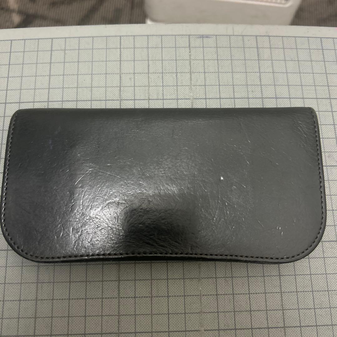 WILDSWANS 黒 レザー 長財布