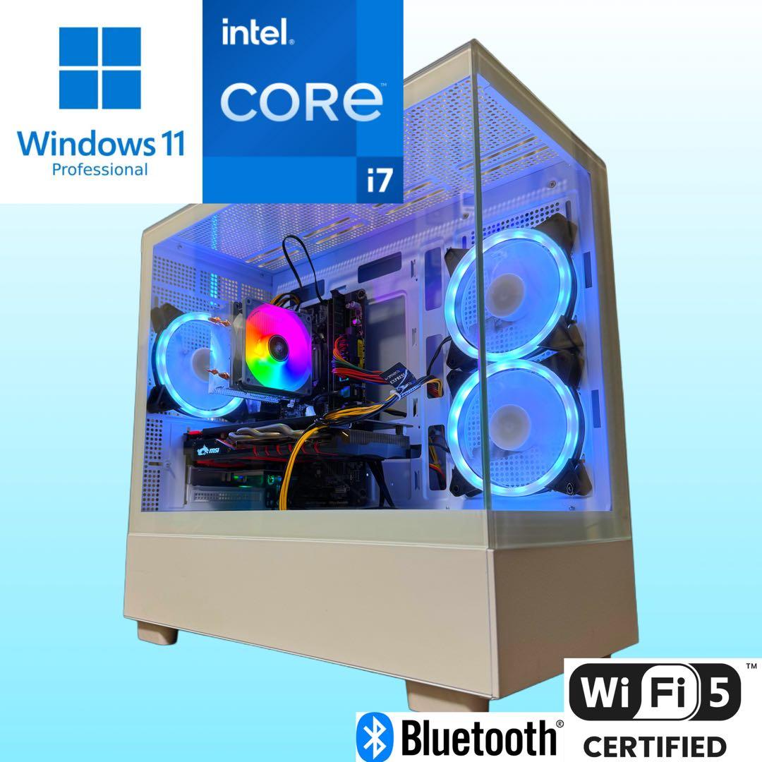 白ゲーミングPC i7-4770 / GTX960 / 大容量2.5TB