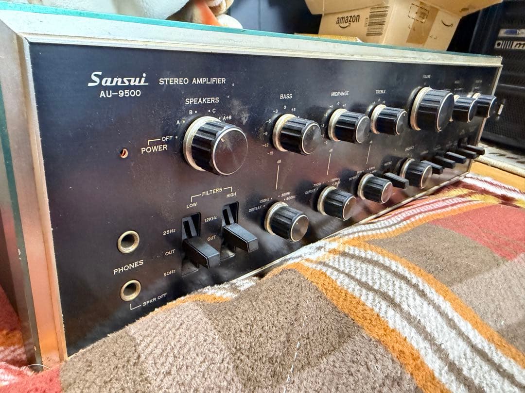 サンスイ au-9500 プリメインアンプ 動作品