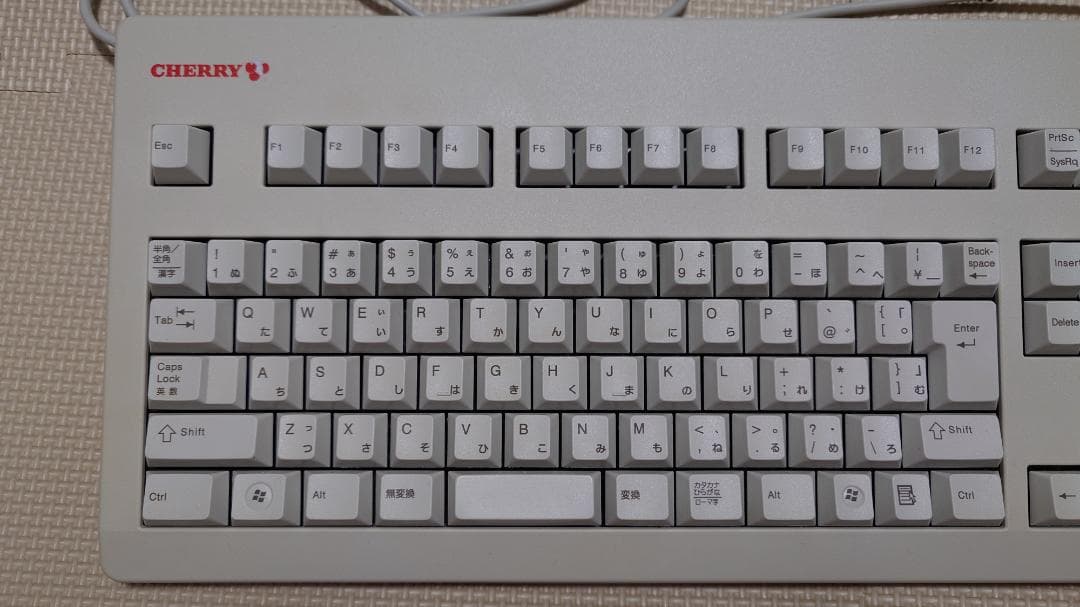 Cherry社純正 メカニカルキーボード 茶軸 日本語配列 G80-3600