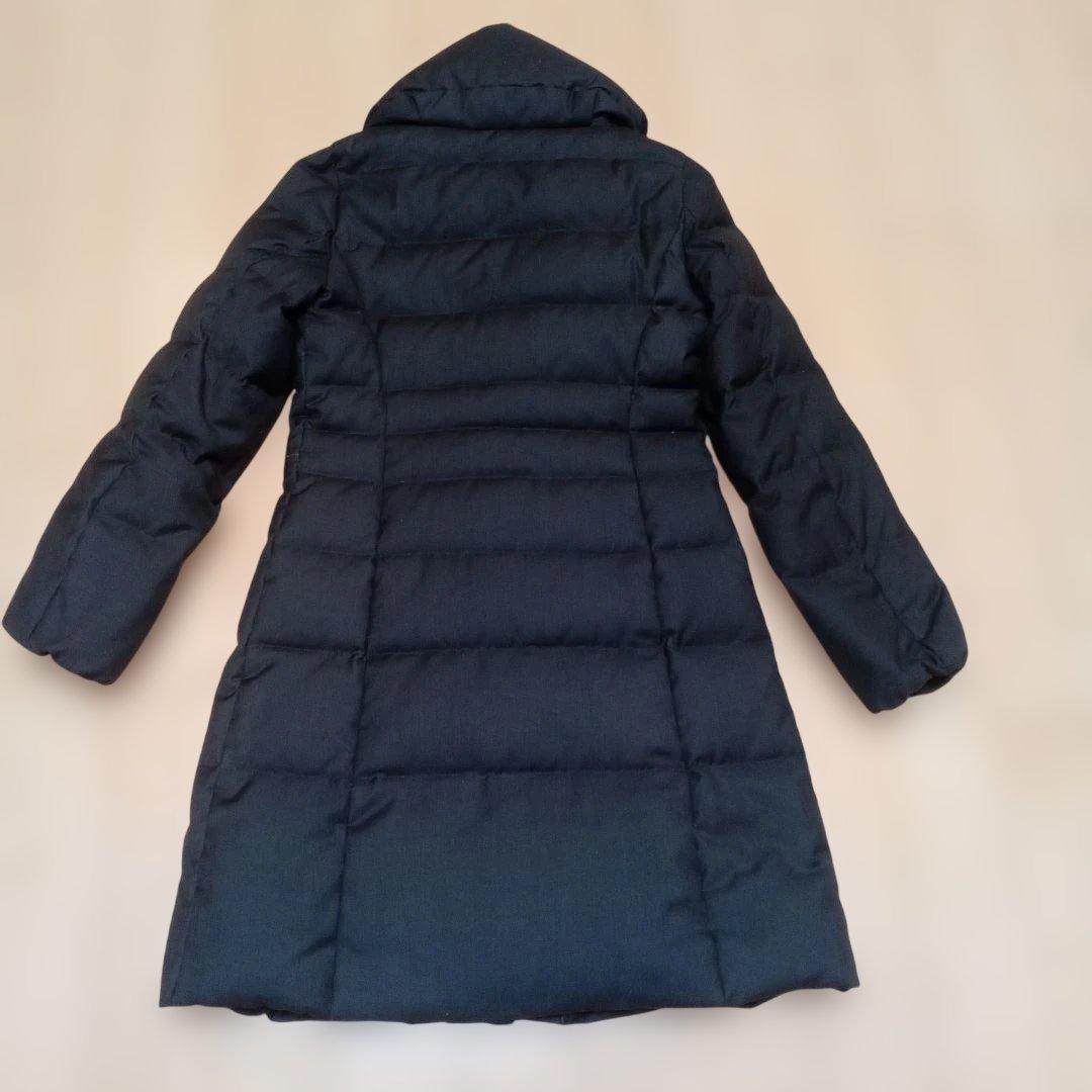 23区 ロングダウンコート ショールカラー 女優襟　38