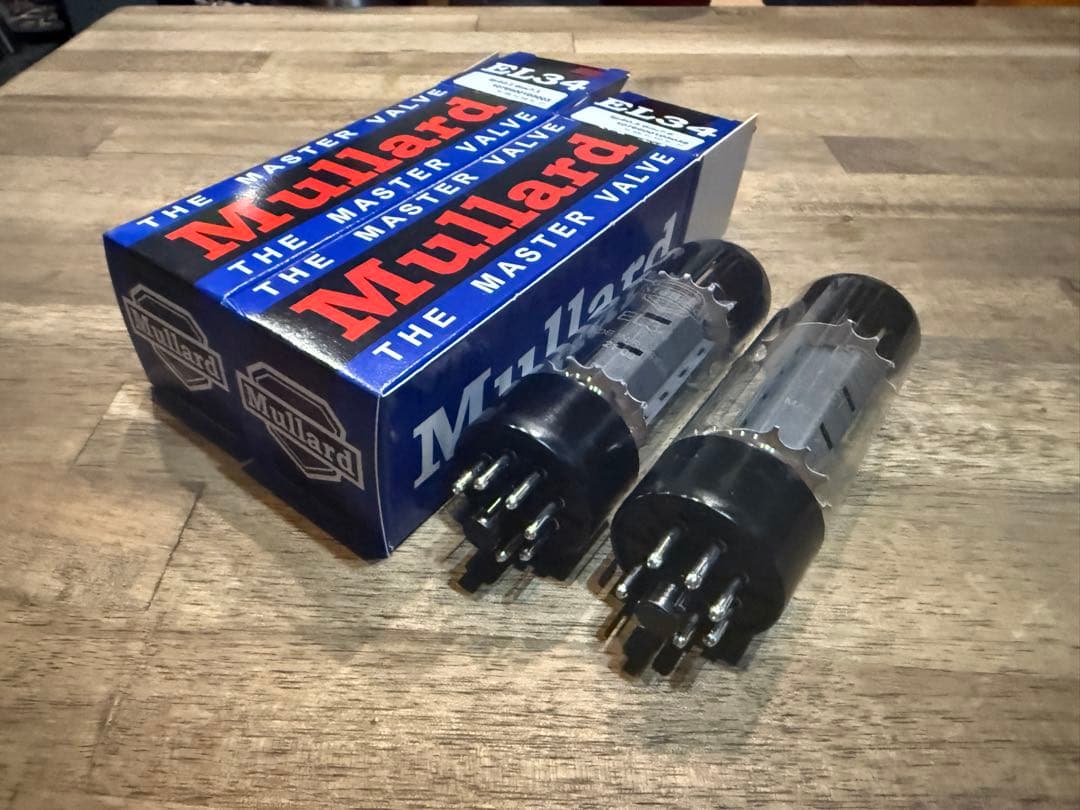 Mullard ムラード　EL34 マッチドペア　2本組 中古美品 真空管
