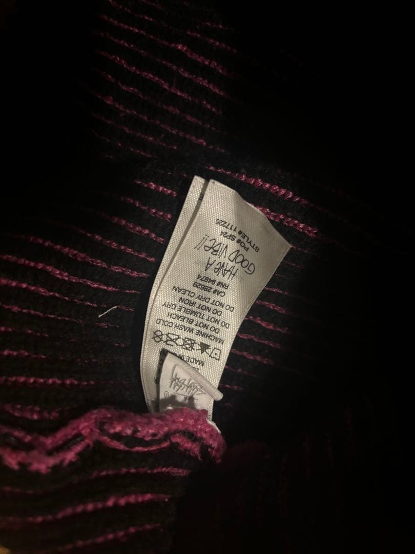 最終値下げ‼️STUSSY CONTRAST RIB SWEATER