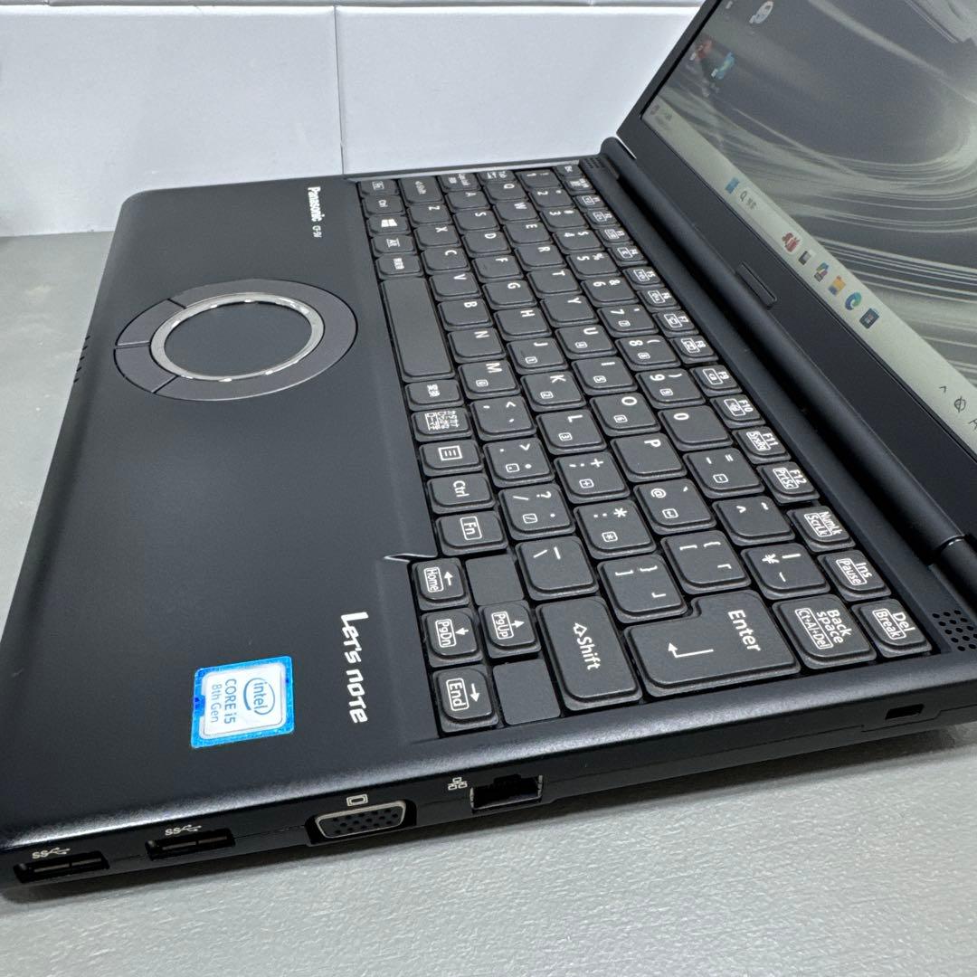 【極上品】レッツノートジェットブラックCFSV8☘️8世代i5☘NVMe512