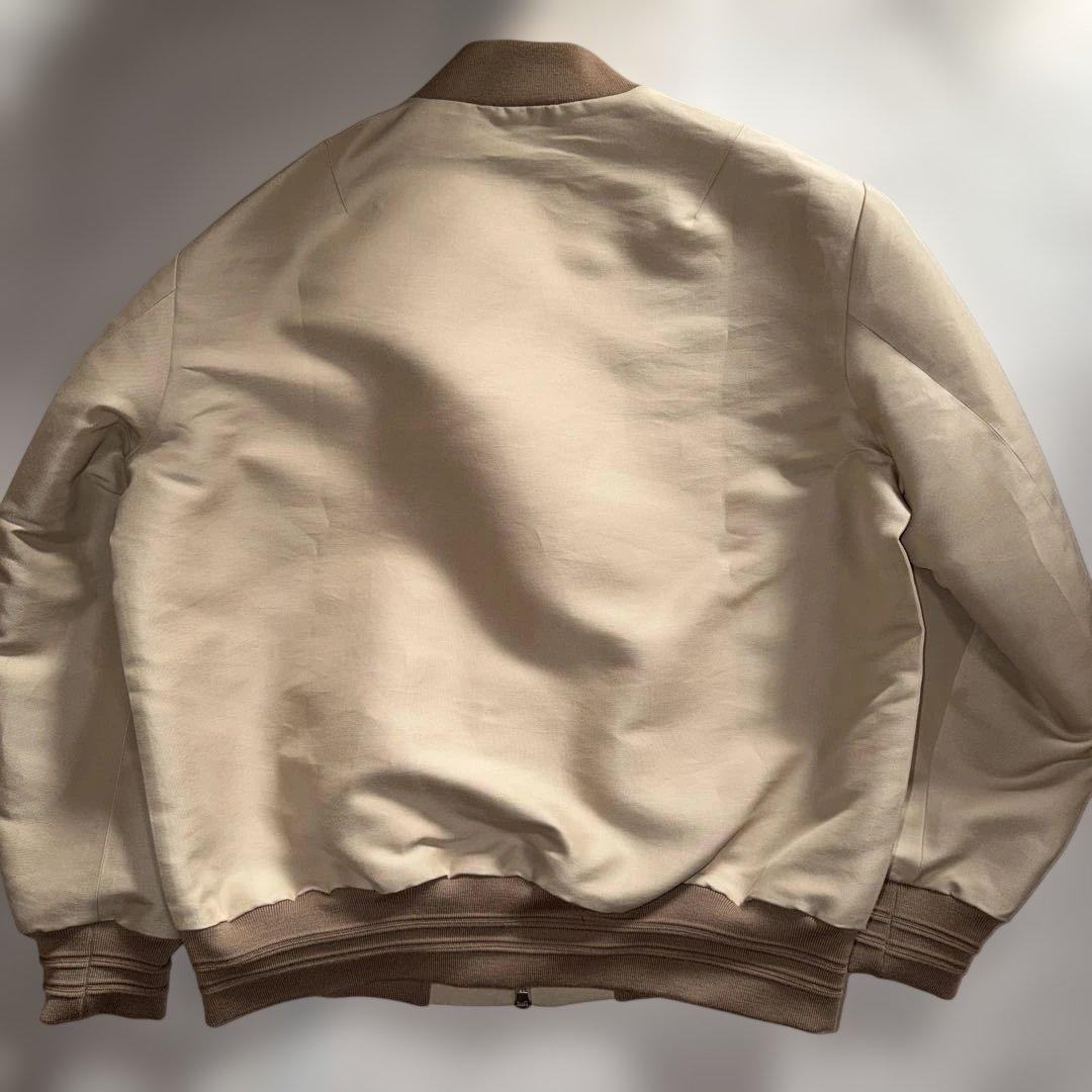 新品未使用 AUBETT コットンシルク ダブルクロス ボンバージャケット