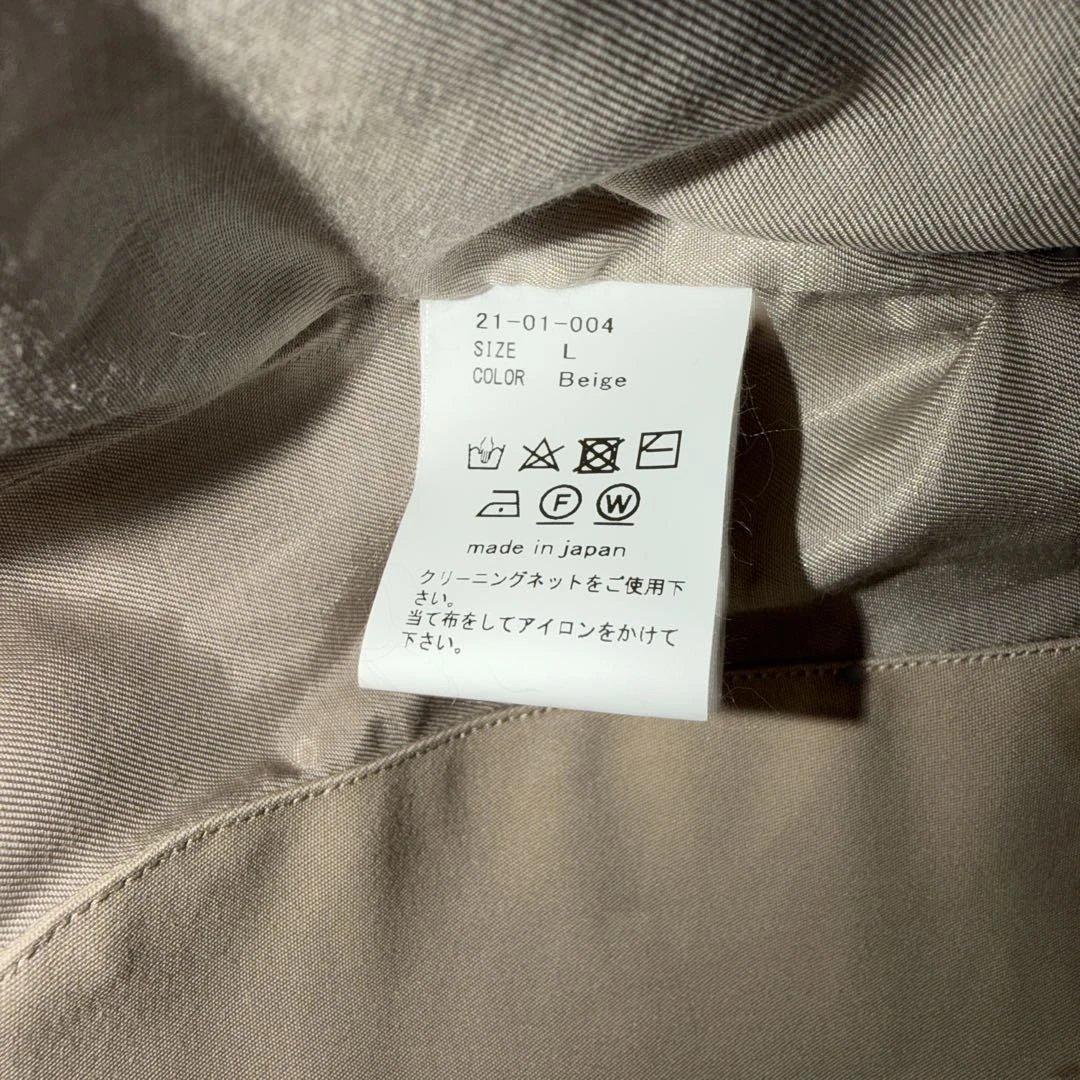 新品未使用 AUBETT コットンシルク ダブルクロス ボンバージャケット