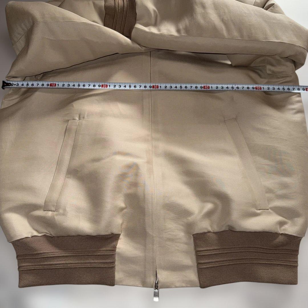 新品未使用 AUBETT コットンシルク ダブルクロス ボンバージャケット