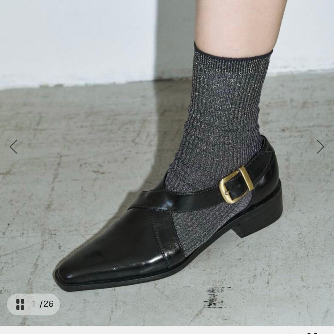 GRISE3cm　クロスストラップマニッシュ　LE TALON