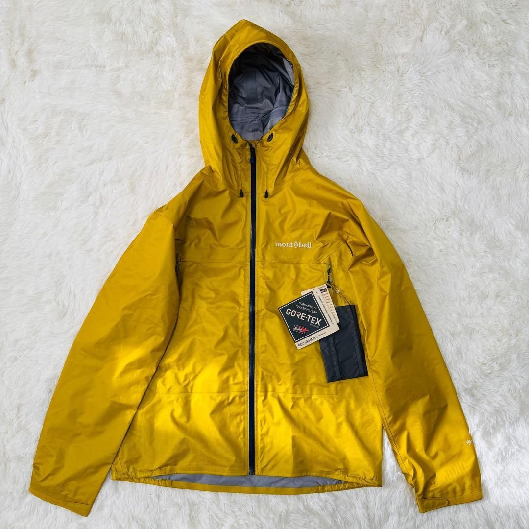 モンベル　ストームクルーザー　イエロー　 L　ゴアテックス　完売品　タグ付き