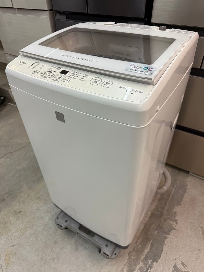2019年式 7kg AQUA 洗濯機 AQW-GV7E7
