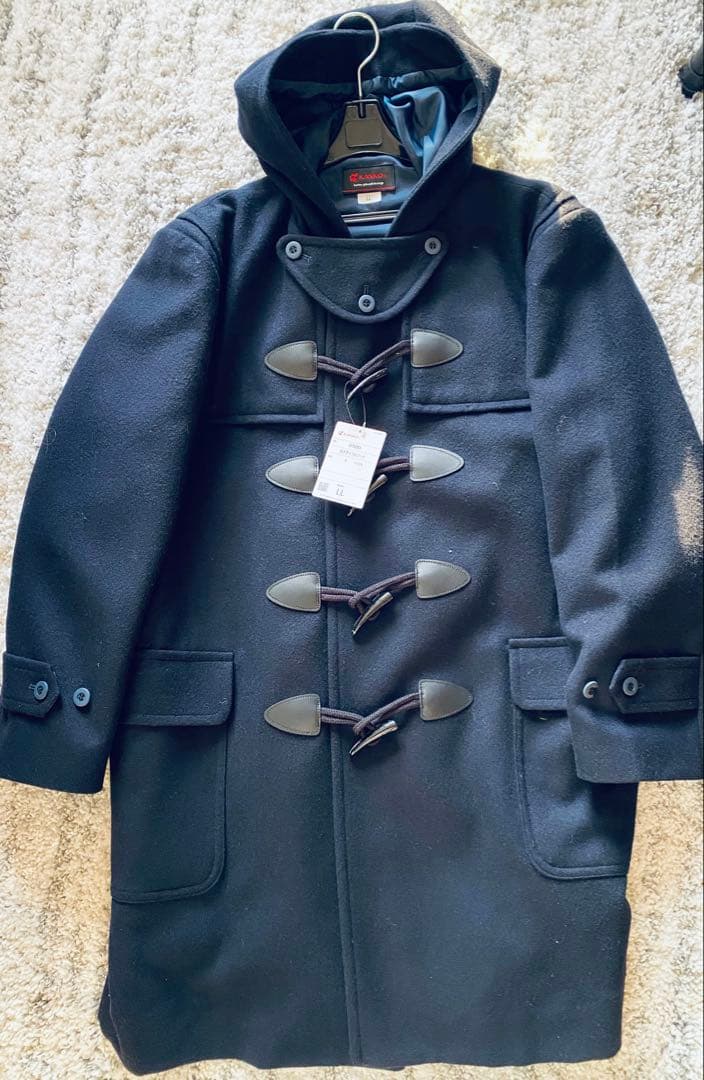 【タグ付き未使用品】カンコー ダッフルコート L Lネイビー コート