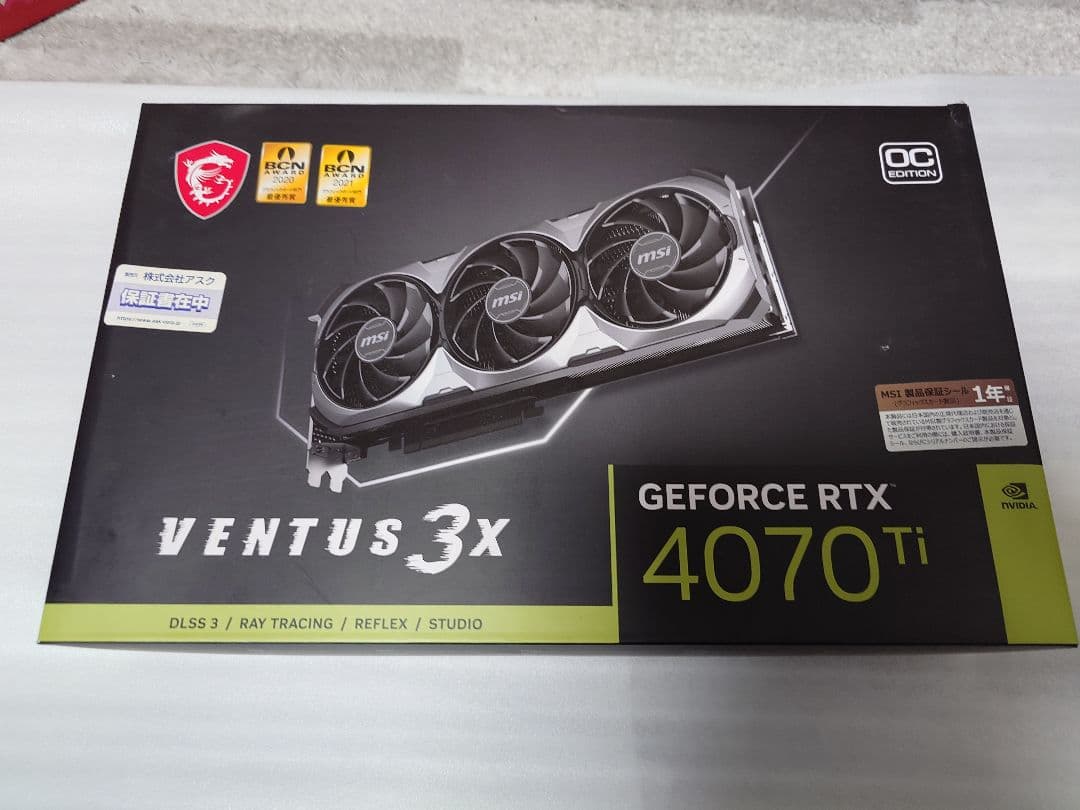 GeForce RTX™ 4070 Ti VENTUS 3X 12G OC