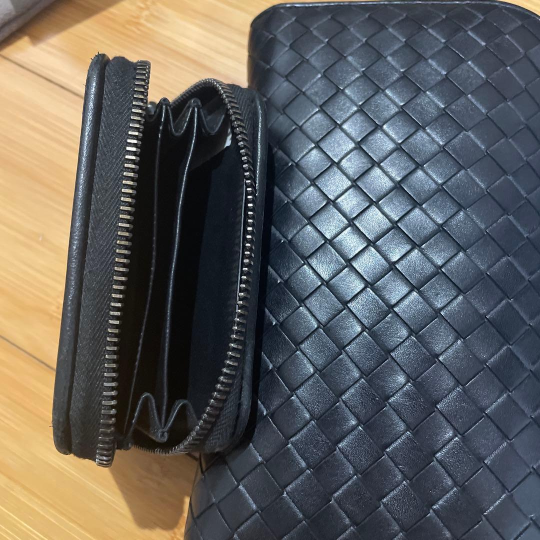 ボッテガヴェネタ、長財布、ケース、黒