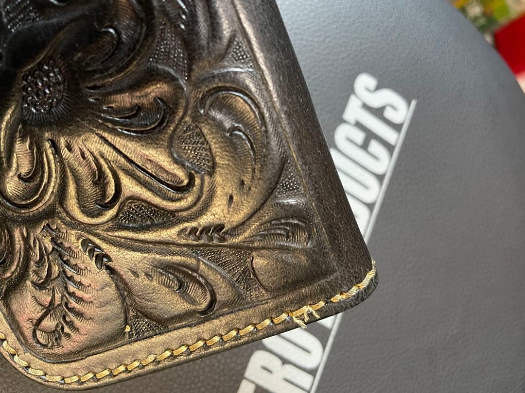 SAADレザー　長財布　ブラック