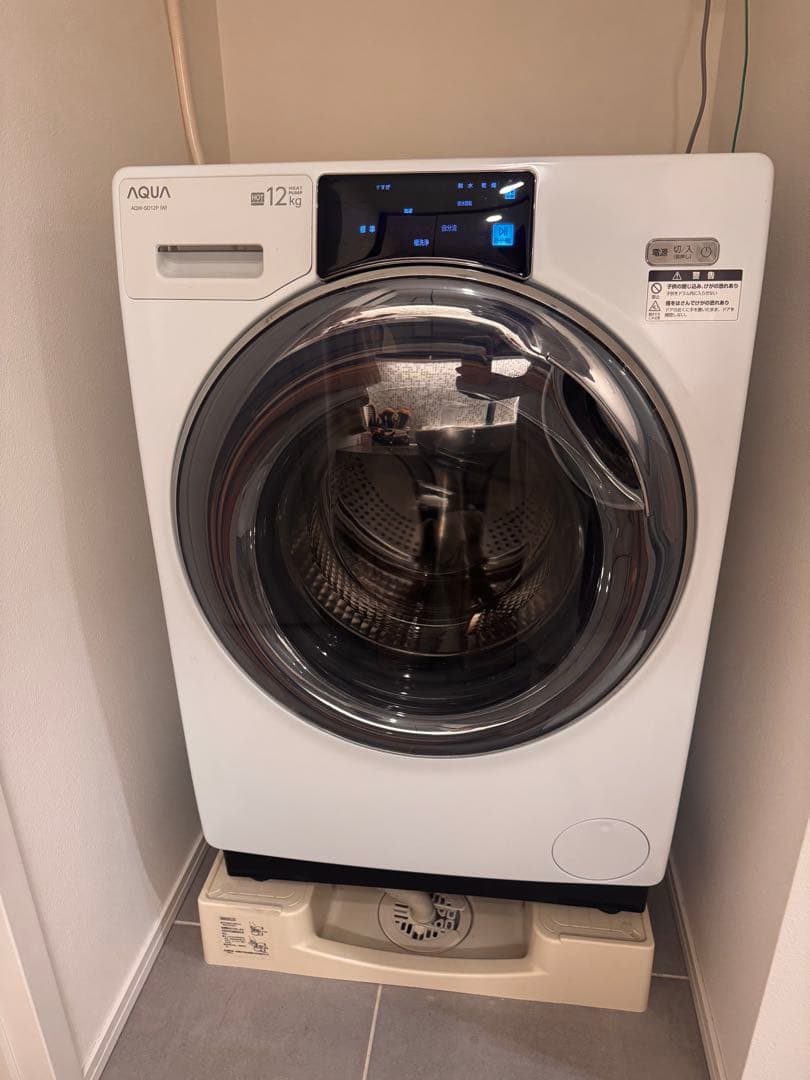 AQUA ドラム式洗濯乾燥機 12kg/6kg AQW-SD12P-L