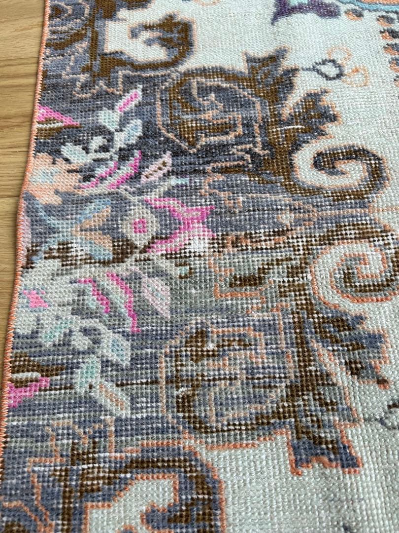 トライバルラグ・トルコヴィンテージラグ・ウール約65×195cm