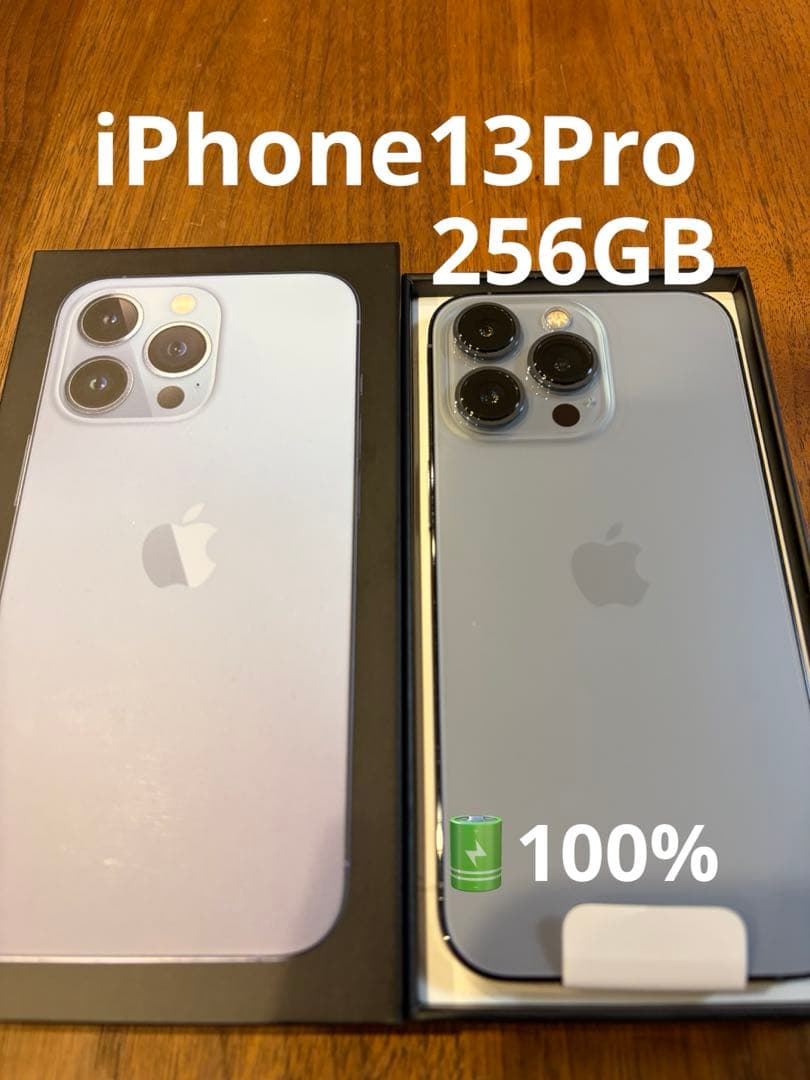 【極美品】Apple iPhone 13 Pro シエラブルー　純正バッテリー