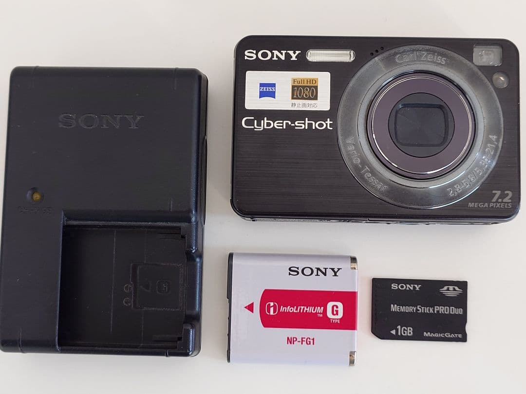 SONY DSC−W120 コンパクトデジタルカメラ メモリースティック付