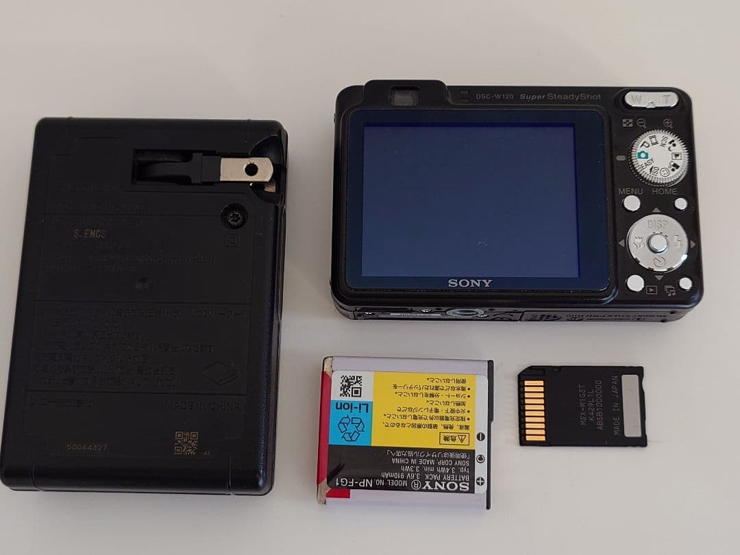 SONY DSC−W120 コンパクトデジタルカメラ メモリースティック付