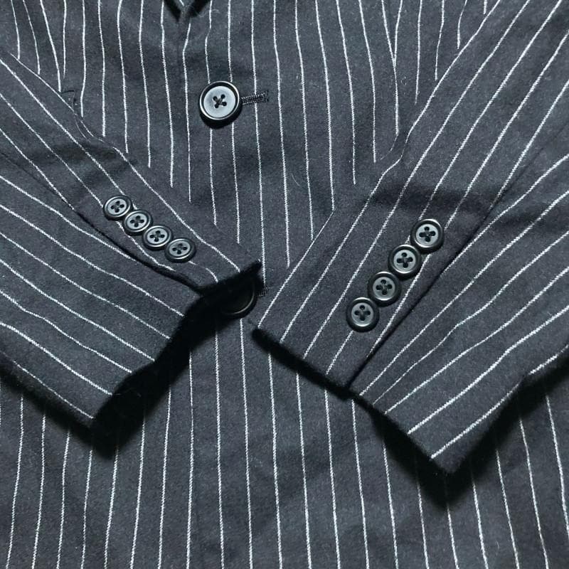 ラルフローレン★パンツスーツ セットアップ ストライプ ジャケット 黒 9