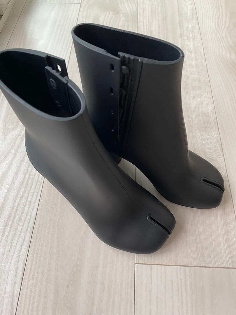 メゾンマルジェラ ラバー足袋ブーツ ブラック　36