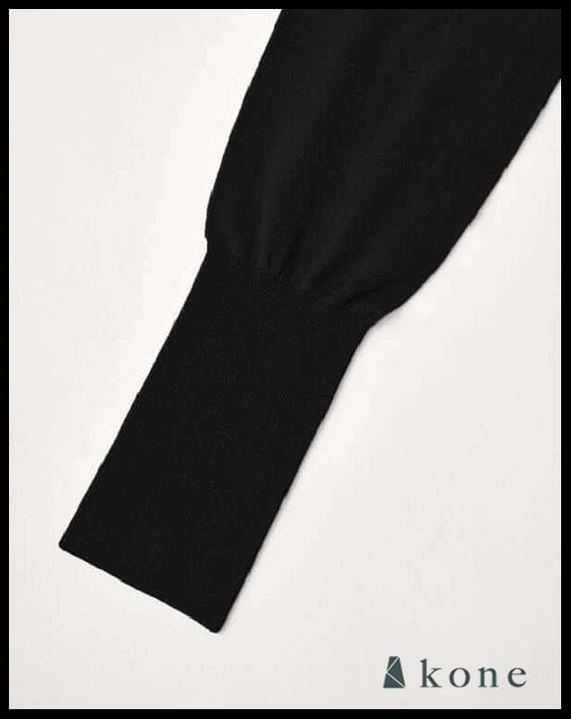 佐藤繊維×早坂香須子コラボ/kone/マユハダインナー 腹巻ロングレギンス 黒
