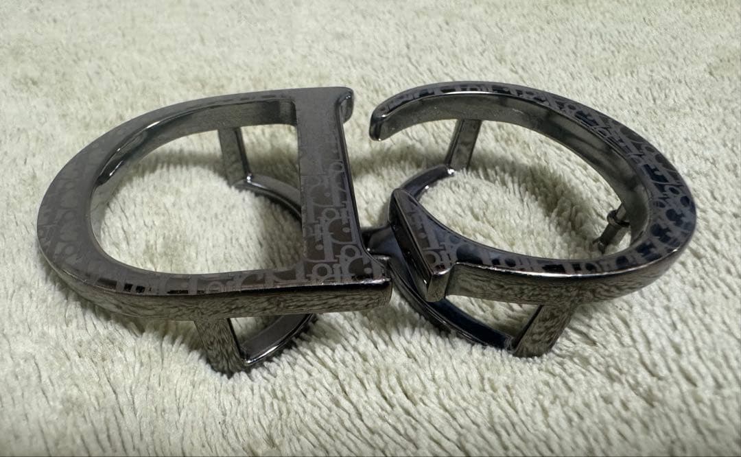 ディオール CD ベルトバックル 35mm ガンメタル