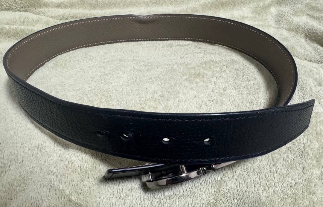 ディオール CD ベルトバックル 35mm ガンメタル