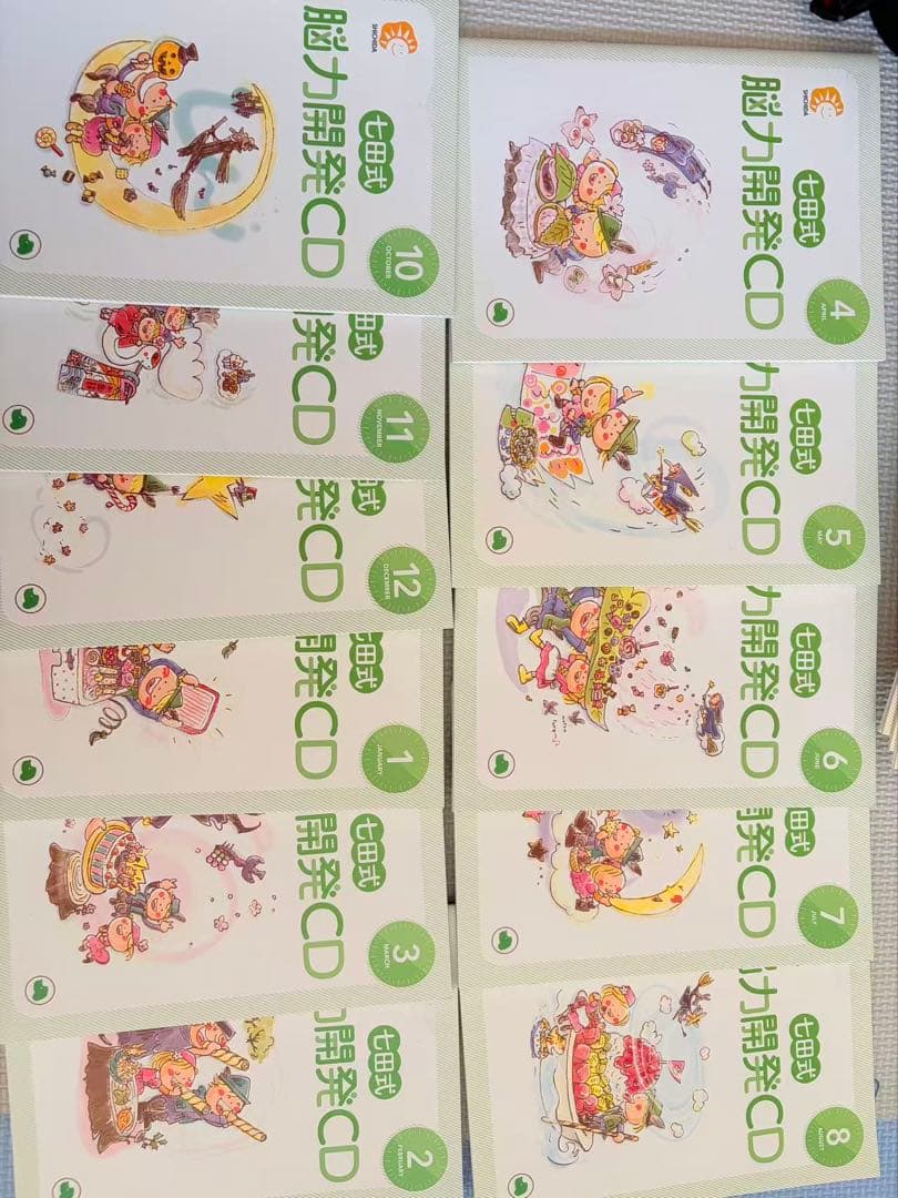 年末値引！七田式　脳力開発CD　1歳2歳年少前年少年中まとめて出品