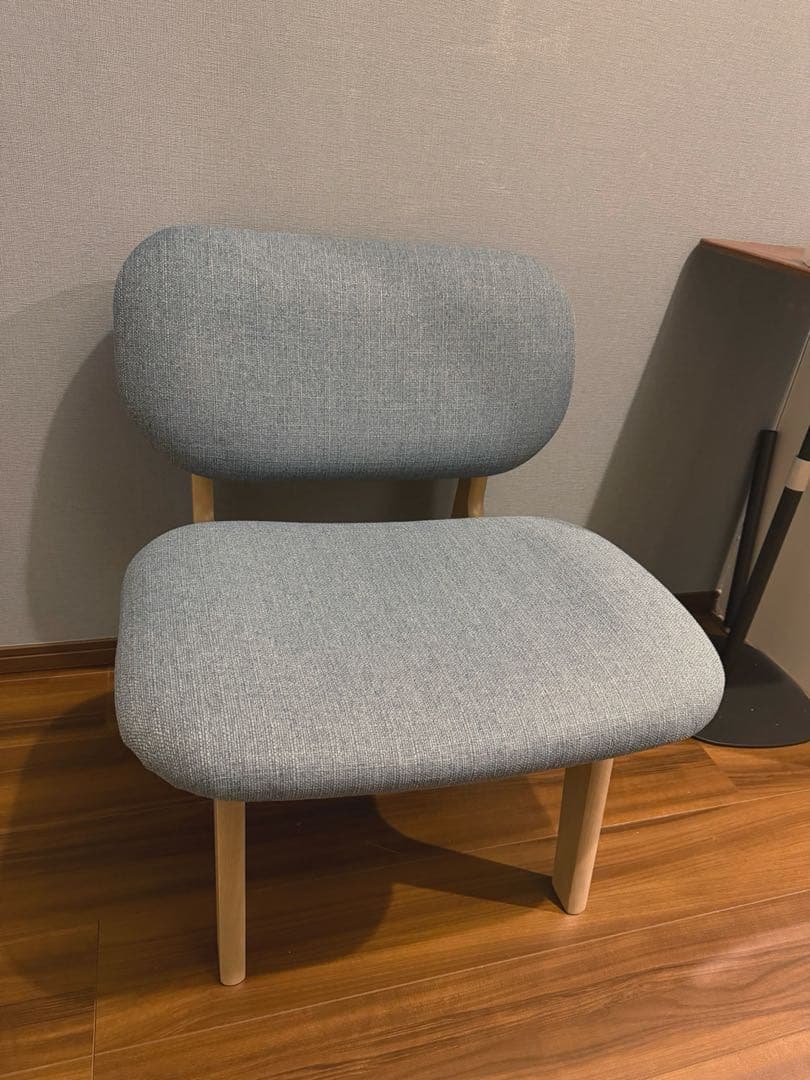 ニトリ 1人用チェア（リラックスワイドN シールド布 GY/TBL）