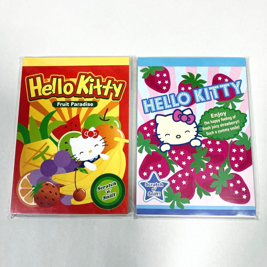 ハローキティ 海外限定 メモ スマイル フルーツ いちご ❤︎ 激レア セット