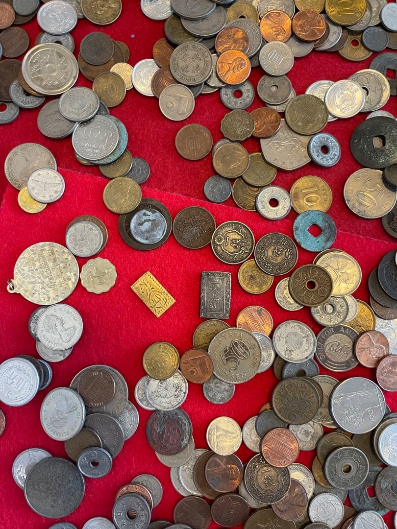 外国硬貨　日本古銭　貨幣　硬貨　記念　他　いろいろ　約10.8kg