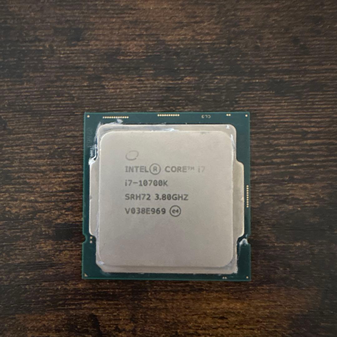 core i7-10700K 3.80GHZ 動作未確認