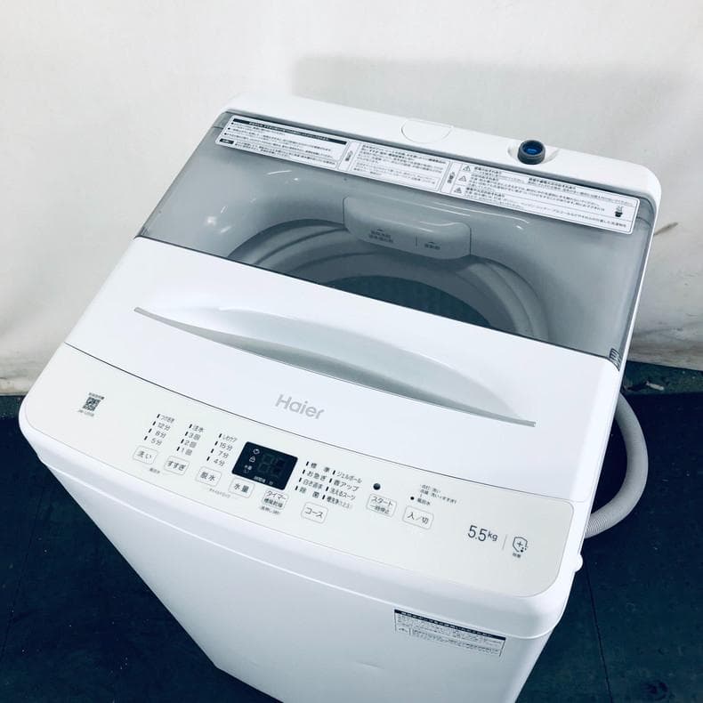 ★送料・設置無料★ 中古 中型洗濯機 ハイアール (No.0444)